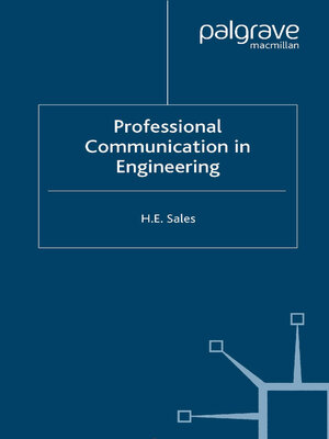 cover image of Professional Communication in Engineering